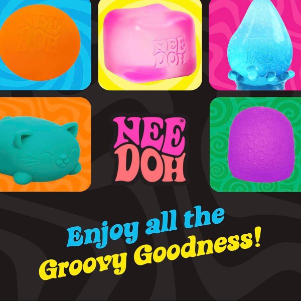 Schylling NeeDoh SplootSplat -The Splat That Sploots - Sensory Toy to Squish. Squeeze. and Pull - Ages 3 and Up - Color May Vary; One Per Pack